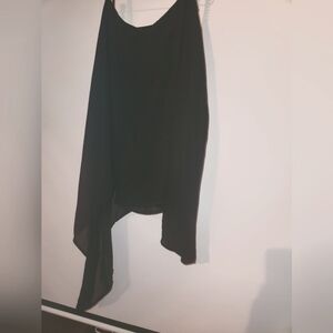 Black Sheer Shirt with Built in Tank Top